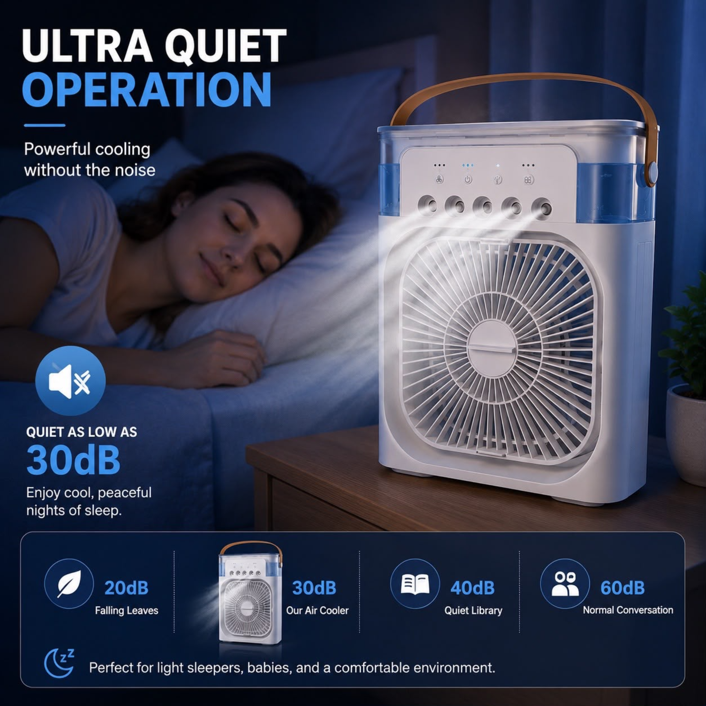 3-in-1 Air Cooler for Home & Office❄️