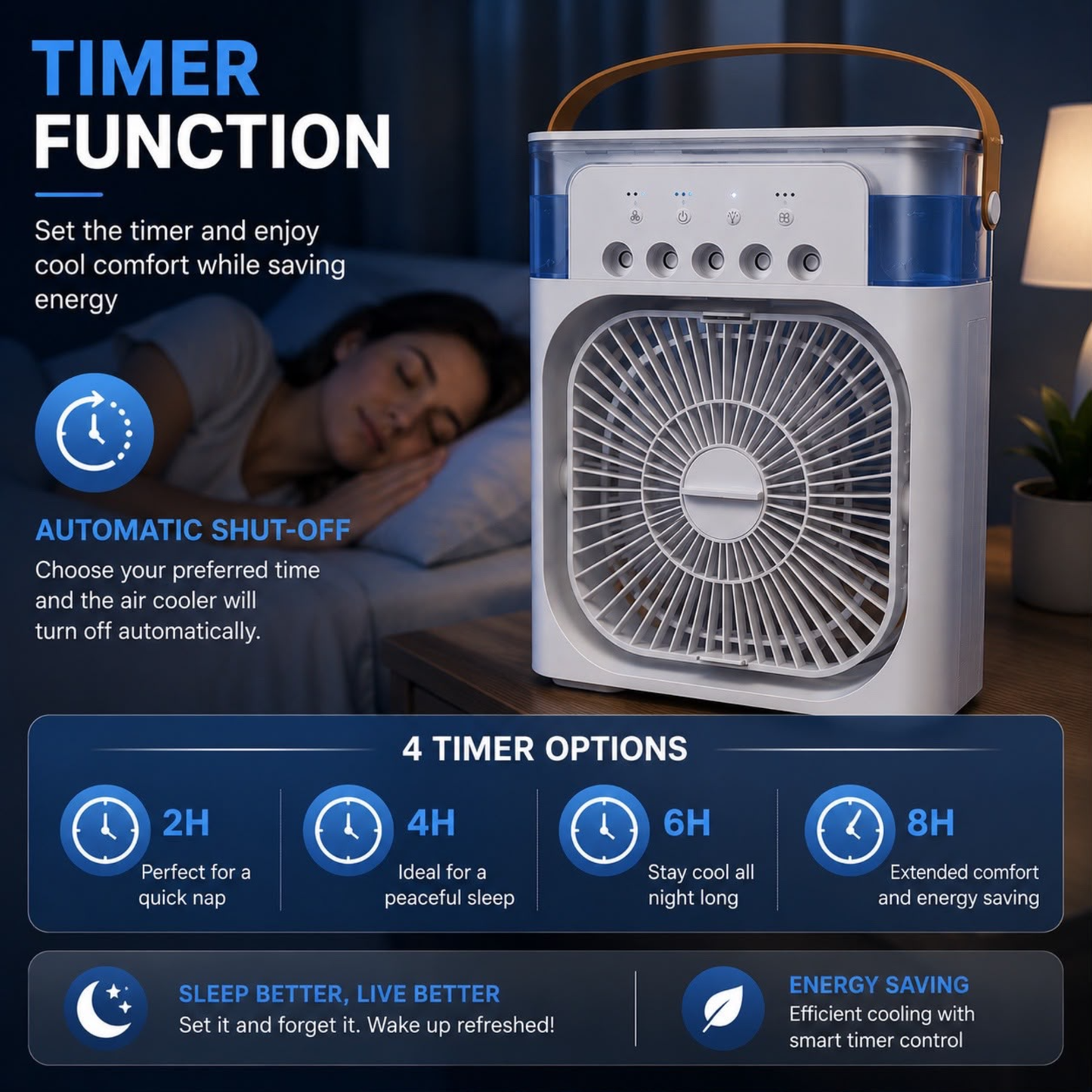 3-in-1 Air Cooler for Home & Office❄️