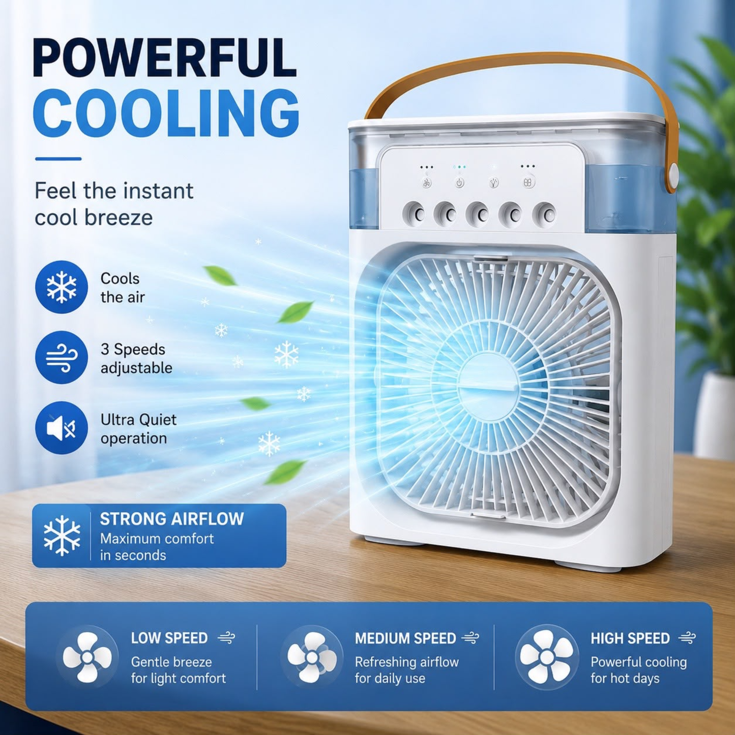 3-in-1 Air Cooler for Home & Office❄️